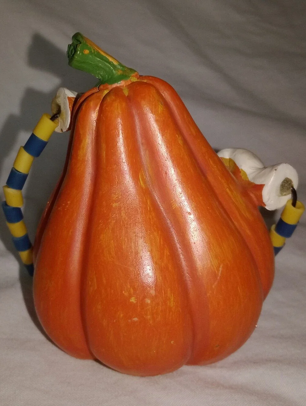 Halloween Funny Pumpkin Jack O Lantern Face Spooky Arms Figurine 3